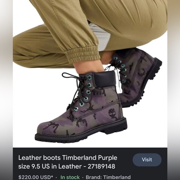 Timberland
Leather boots 6 like new - Picture 1 of 13